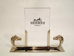 Hermès Paris 1960´s Vintage Horse Motif Desk Picture Frame