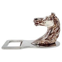 Hermès Paris 1960s Equestrian Horse Head Bottle Opener – Made in France