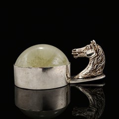 Hermès Paris 1960s Equestrian Horse Head Magnifier – Made in France