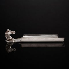 Hermès Paris 1960s Equestrian Horse Head Pen Tray – Made in France