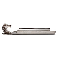 Hermès Paris 1960s Equestrian Horse Head Pen Tray – Made in France
