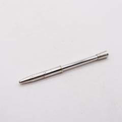 Hermes Paris 1970 Modernist Purse Pen In .925 Sterling Silver