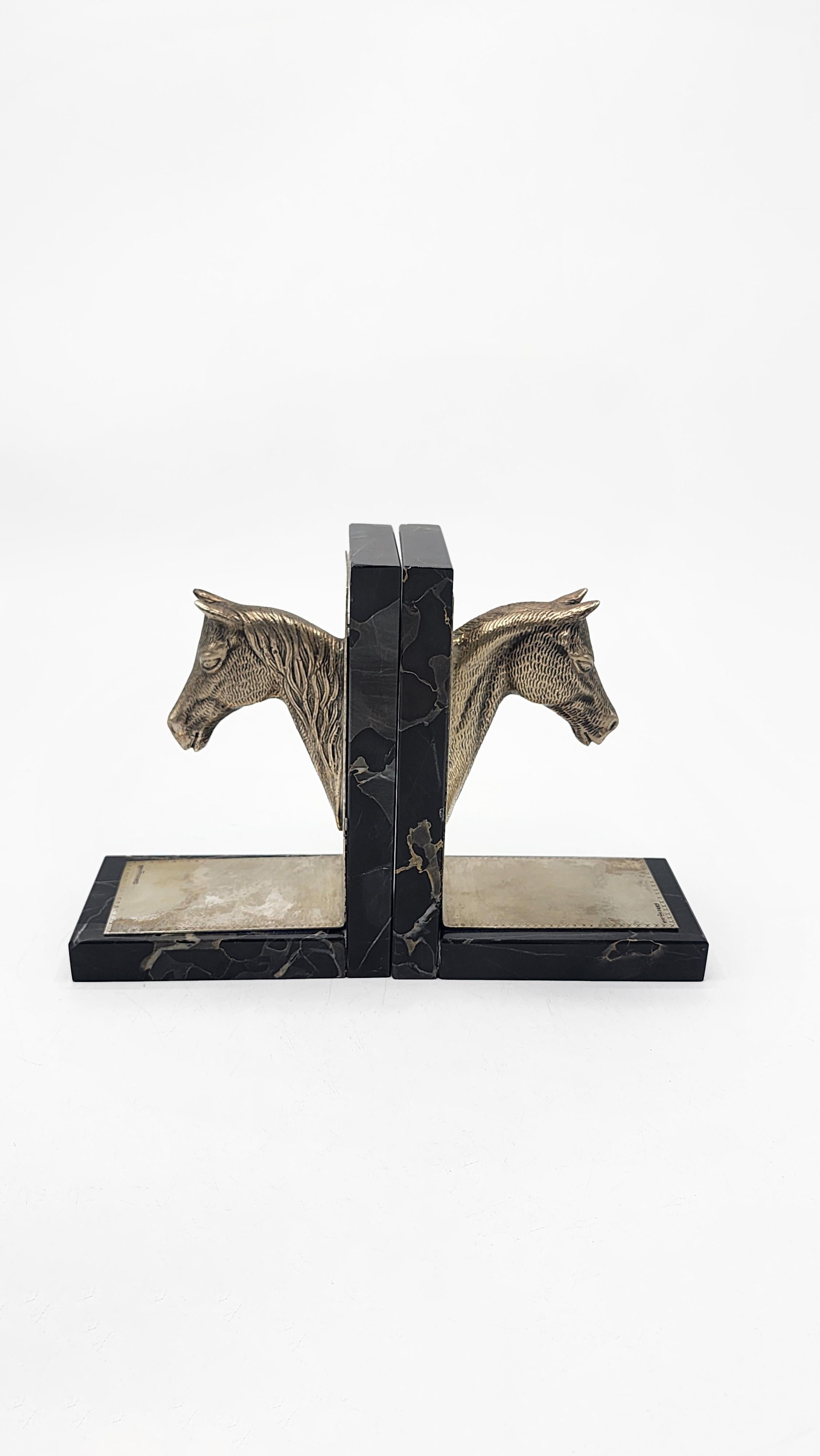 Hermes Paris Art Deco Fermalibri Testa di Cavallo In condizioni buone in vendita a Autonomous City Buenos Aires, CABA