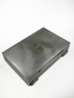 Hermès Paris Art Deco Silver Box