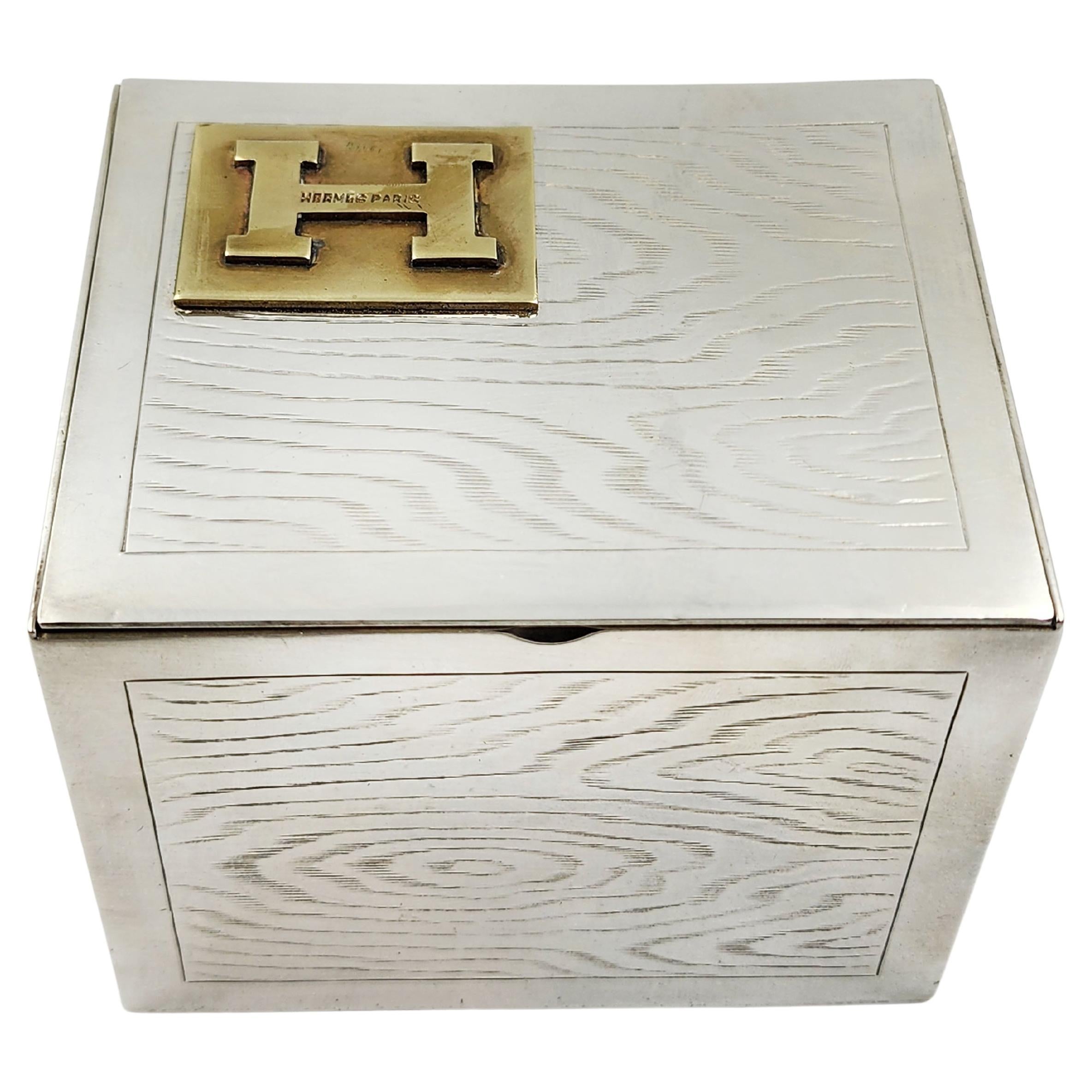 Coffret à tabac Hermes Paris Art Deco en vente