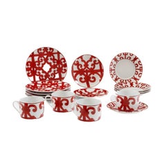 HERMÈS Paris - Service en porcelaine "Balcon du Guadalquivir
