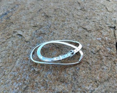 Hermès Paris Belt Shaped Money Clip Silver