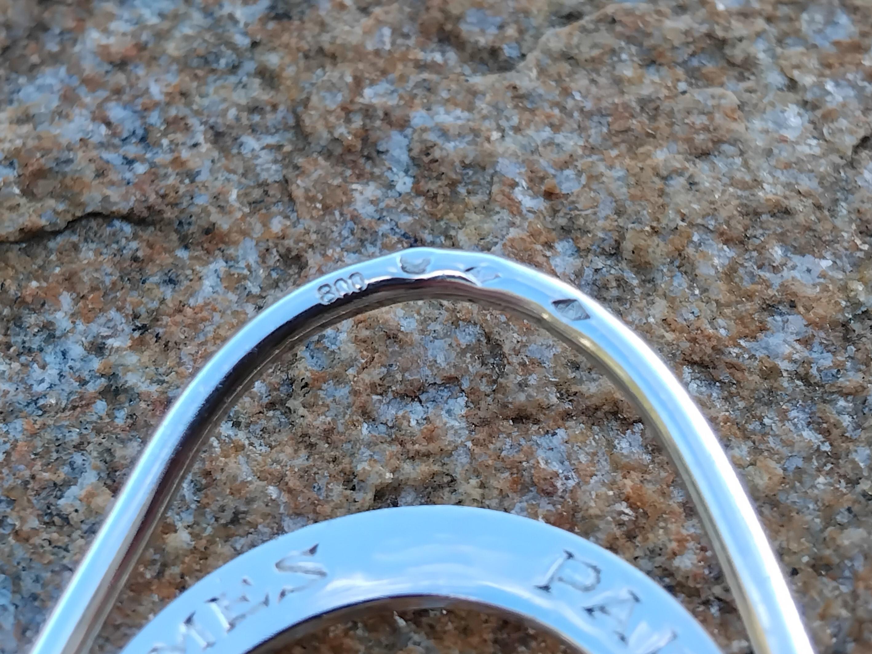 Hermès Paris Geldklammer in Gürtelform Silber im Angebot 3