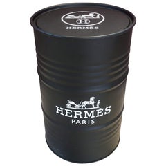 "HERMES Paris:: Black Barrel:: XXème