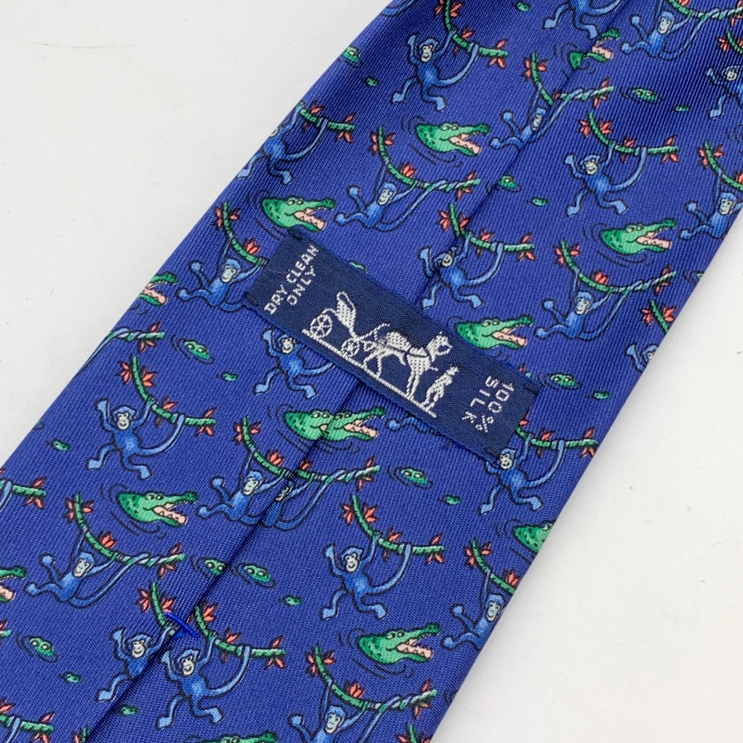 hermes monkey tie