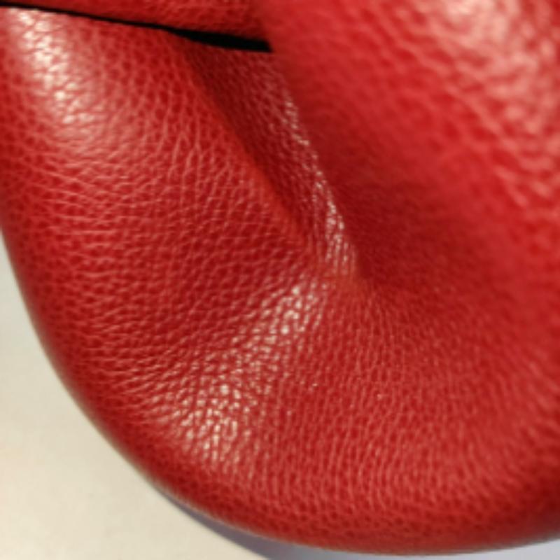 Hermes Paris Bombay 40 Red Clemence Calfskin Leather 2007 5