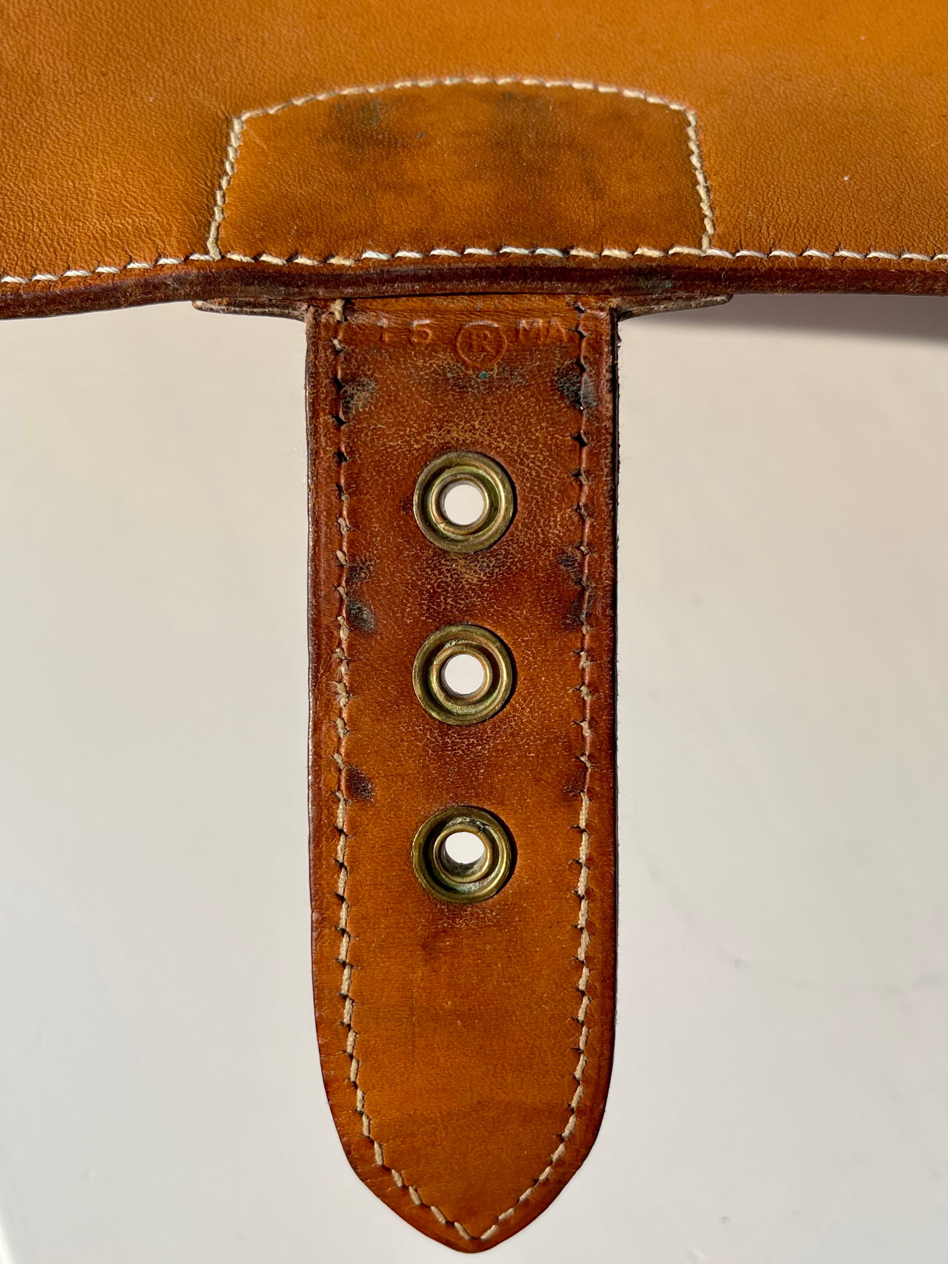 Hermès Paris, Briefcase for Men in Leather, 20th Century 3