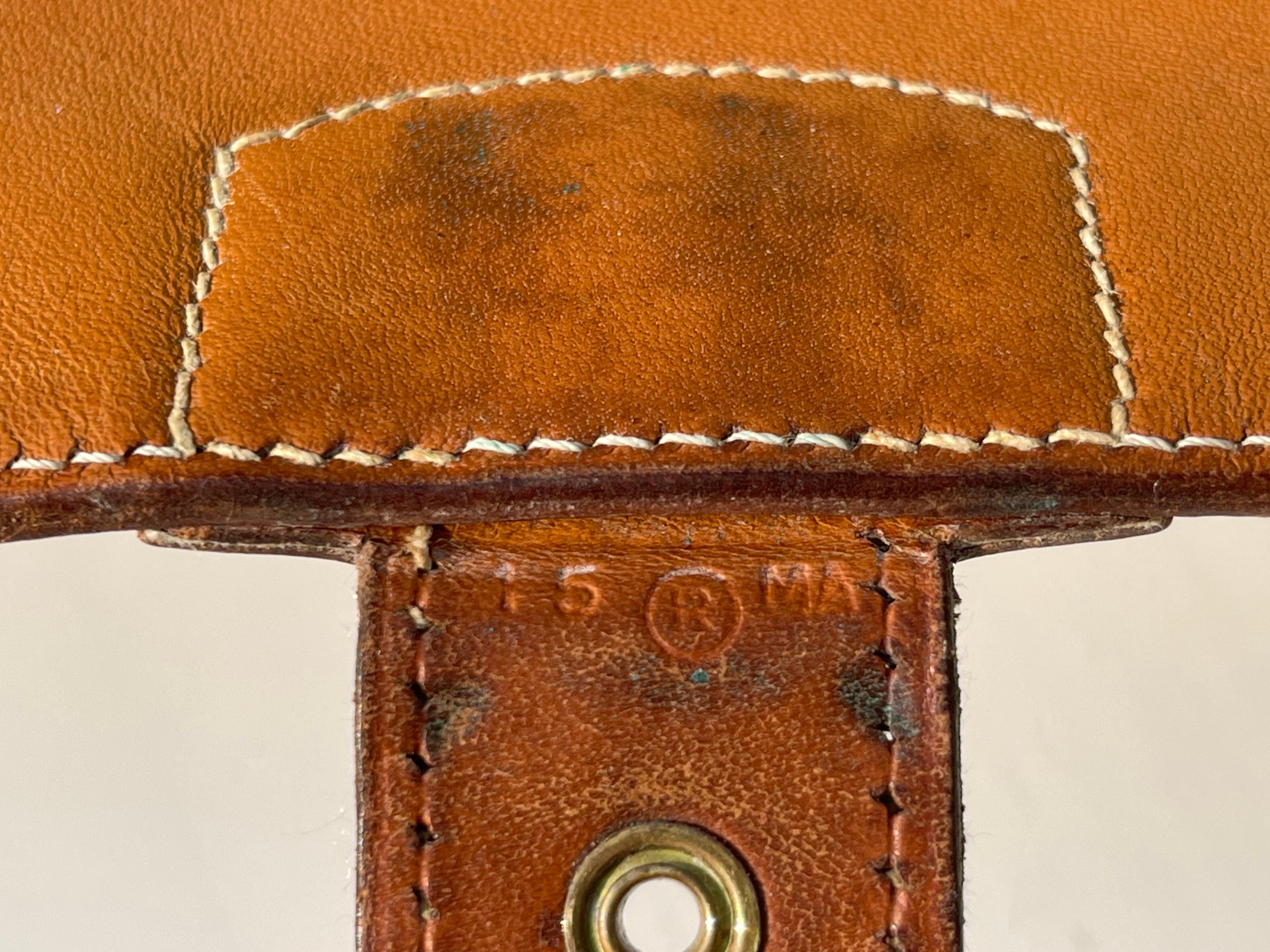 Hermès Paris, Briefcase for Men in Leather, 20th Century 4