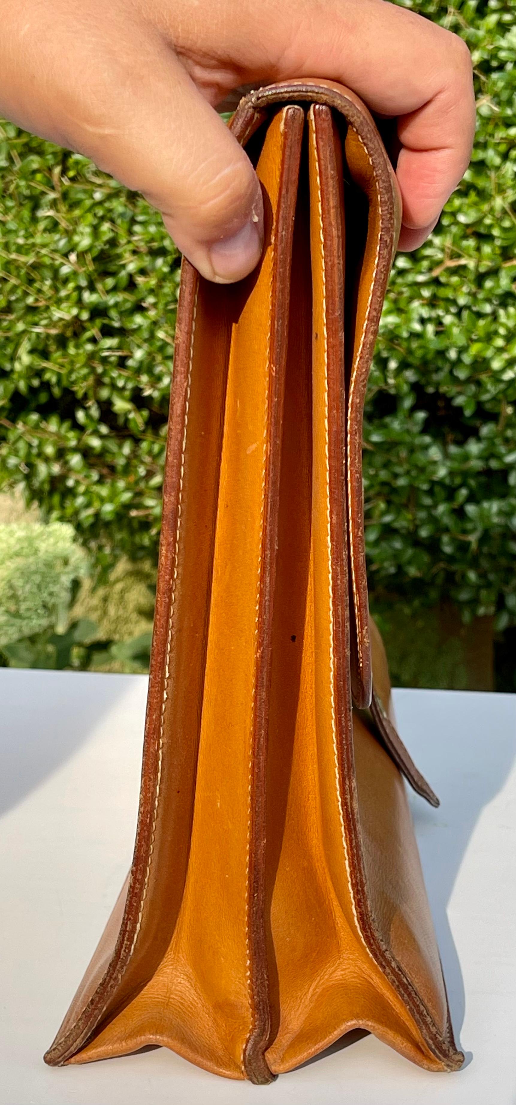 Hermès Paris, Briefcase for Men in Leather, 20th Century 12
