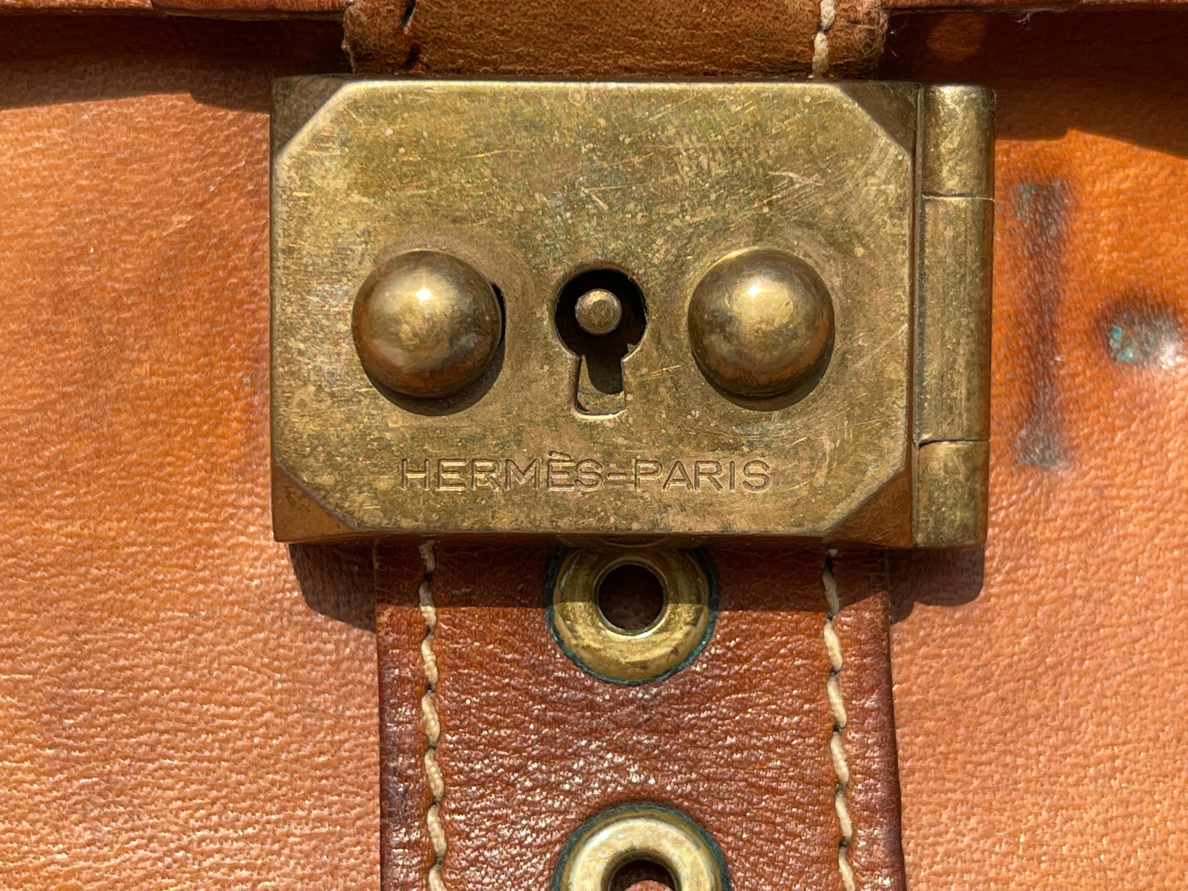 hermes leather briefcase