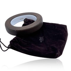 Hermes Paris Brown lackiert Holz le Bois Laqué Armband Armreif