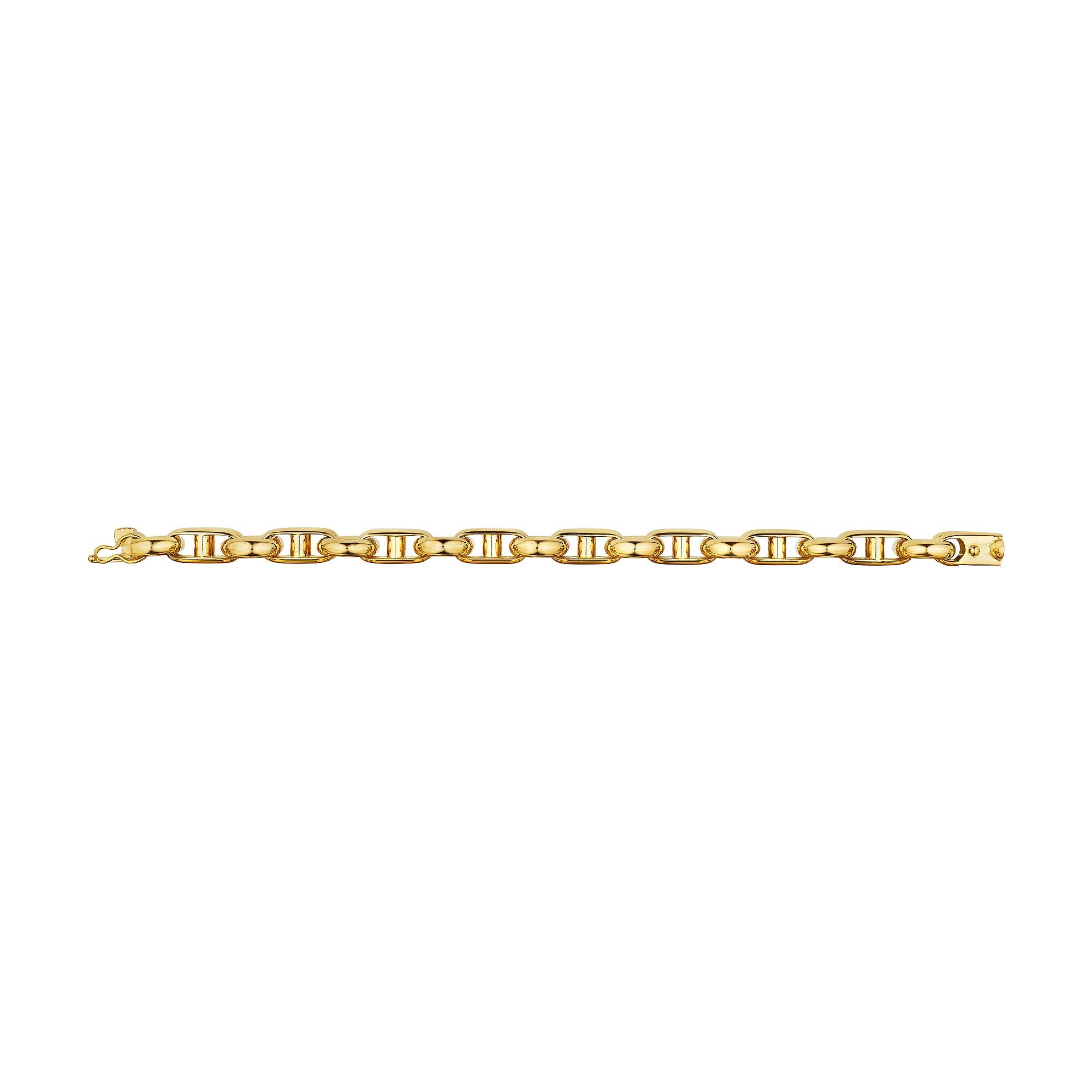 Moderniste Hermes Paris Chaine D'Ancre - Bracelet moderniste à maillons en or en vente