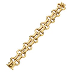 Hermes Paris Chaine D'Ancre Gold Link Modernist Bracelet