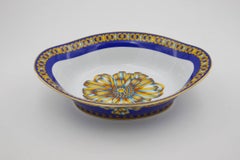 Hermès Paris "Cocarde de Soie" Porcelaine Center Table Plate