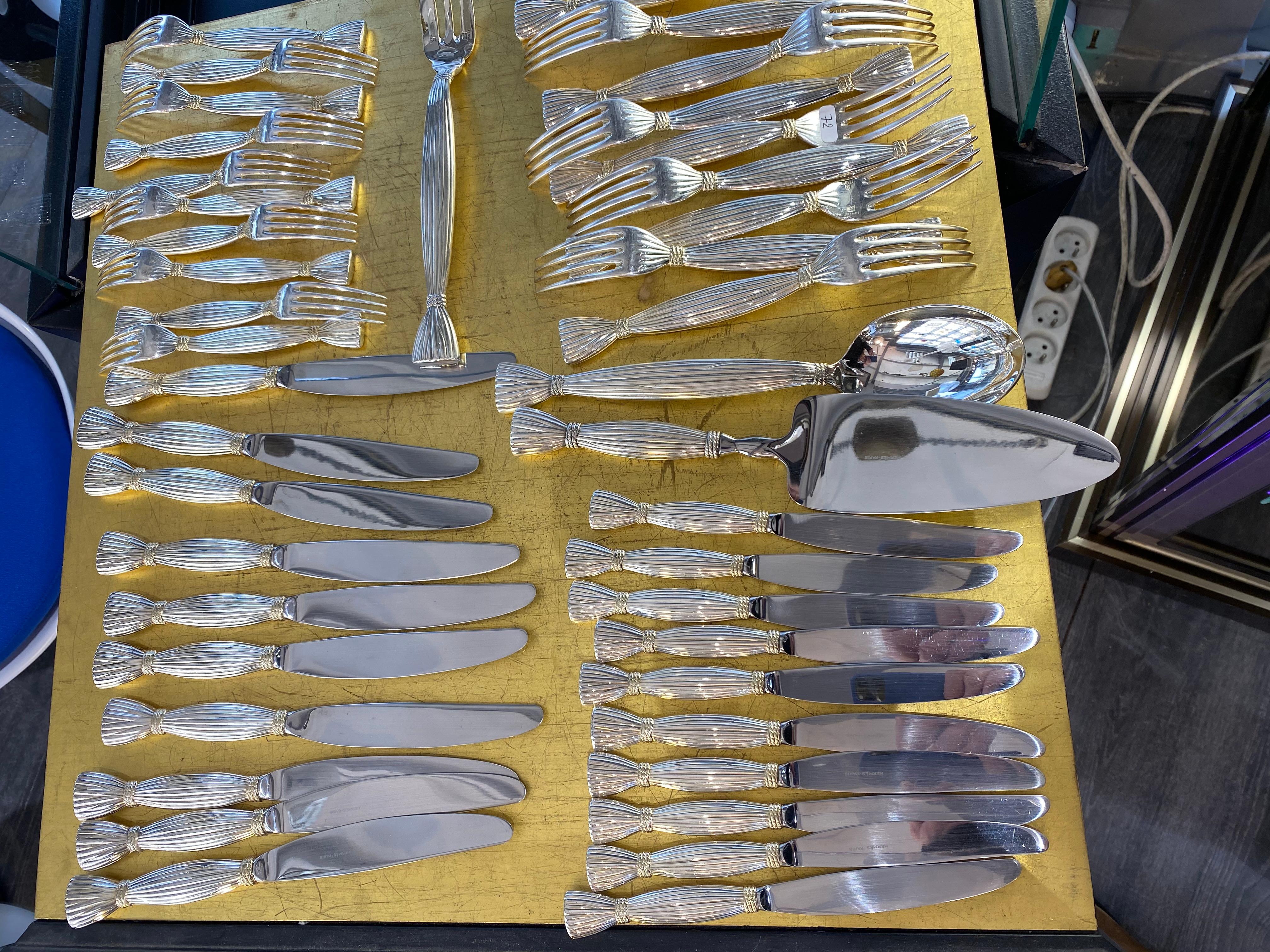 hermes cutlery