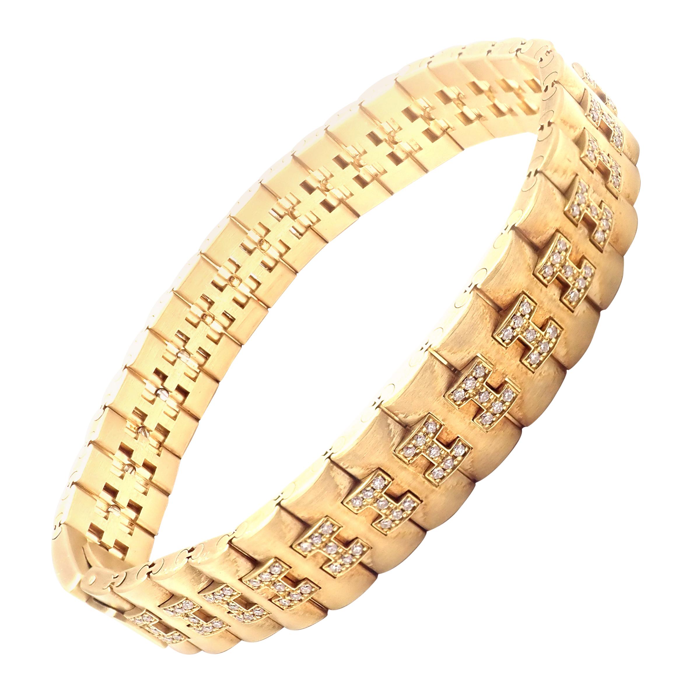 Hermes Gold Link Bracelet - 10 For Sale on 1stDibs | hermes link 