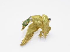Hermès Paris Duck Flight Brooch