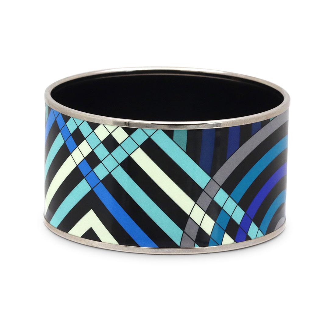 Hermes Paris Enamel Bangle In Excellent Condition In New York, NY