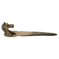 Vintage Hermes, Paris, Equestrian / Horse Head Letter Opener, c.1960