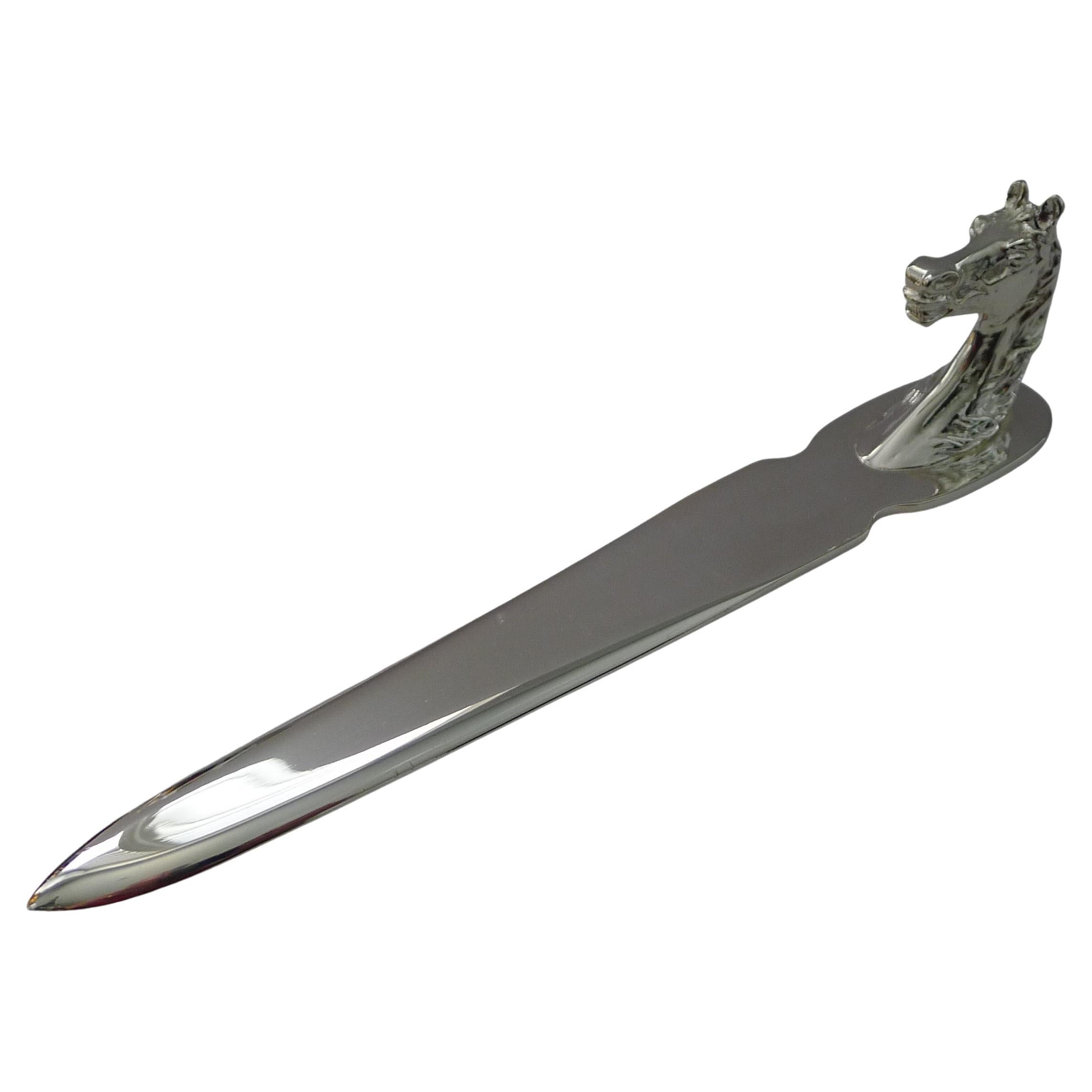 Hermes, Paris - Equestrian / Horse Head Letter Opener c.1960