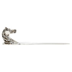 HERMES, Paris - Equestrian / Horse Head Letter Opener c.1960