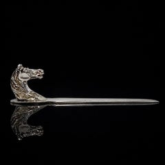 Hermès Paris Reiter Pferdekopf Brieföffner - Made in France