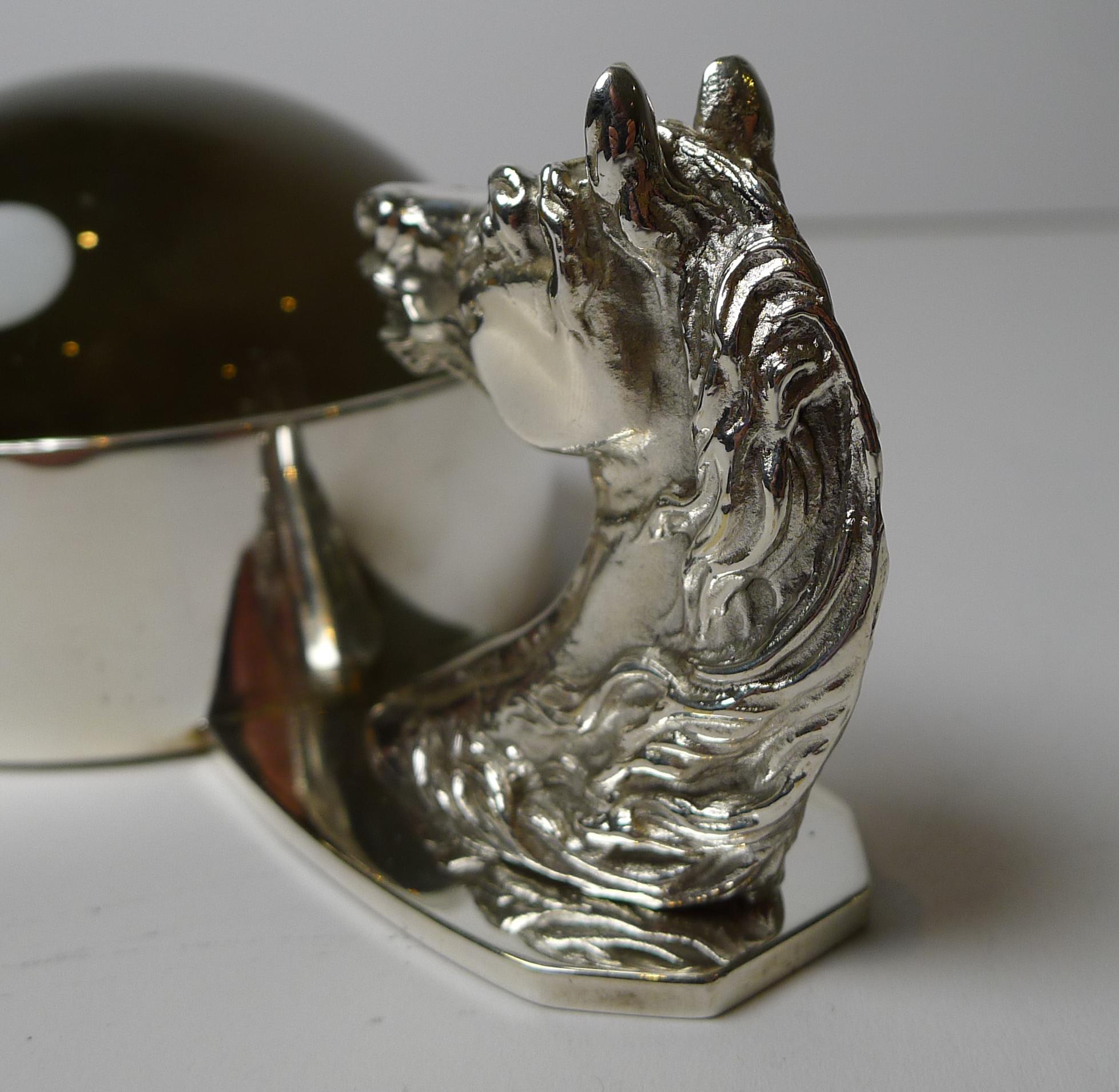 Hermes, Paris, Equestrian Horse Head Magnifying Glass c.1960 In Good Condition For Sale In Bath, GB