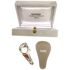 Hermes Paris Equine Bookmark Magnifying Glass in Hermes Box 