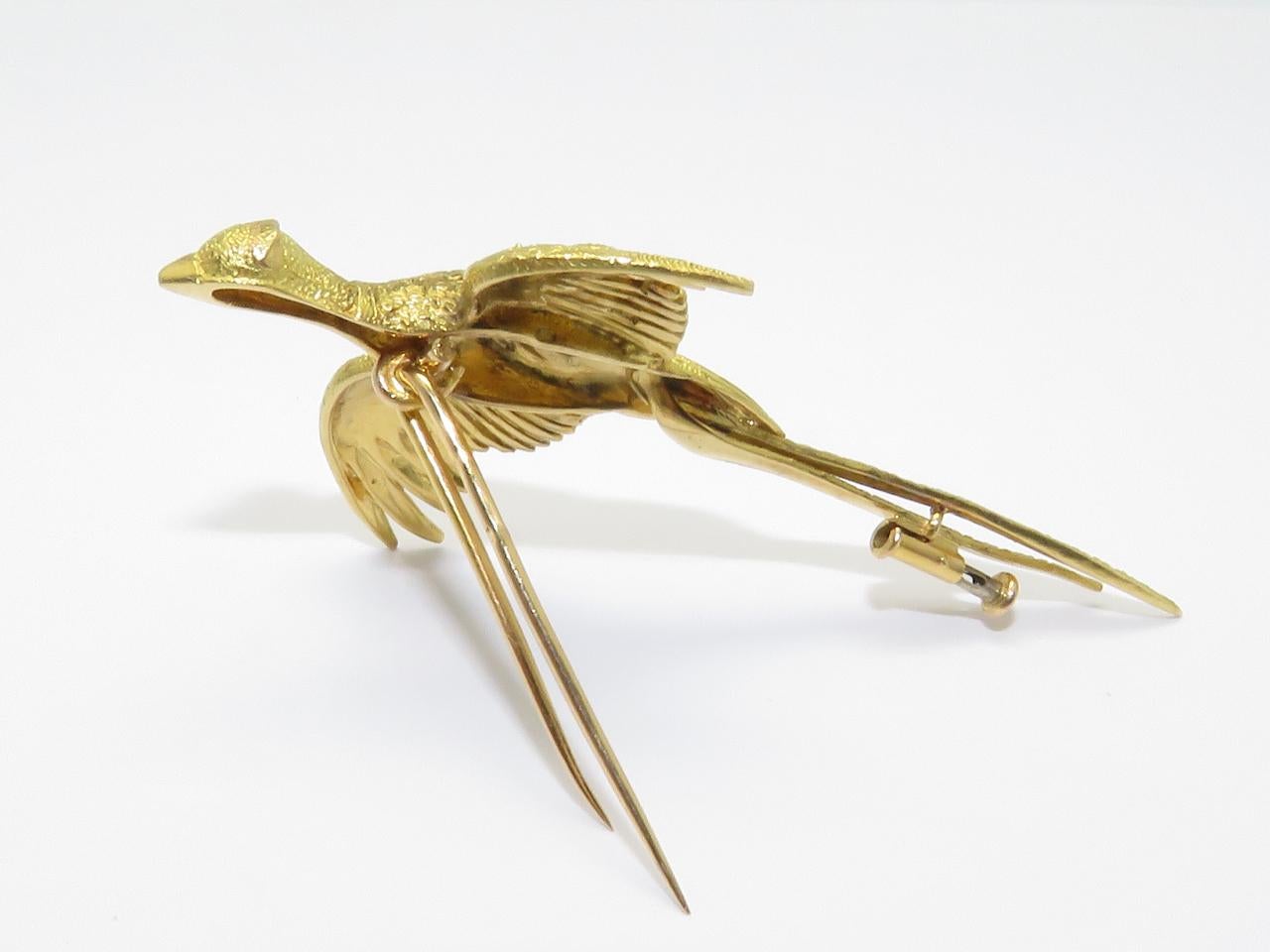 eames house bird gold