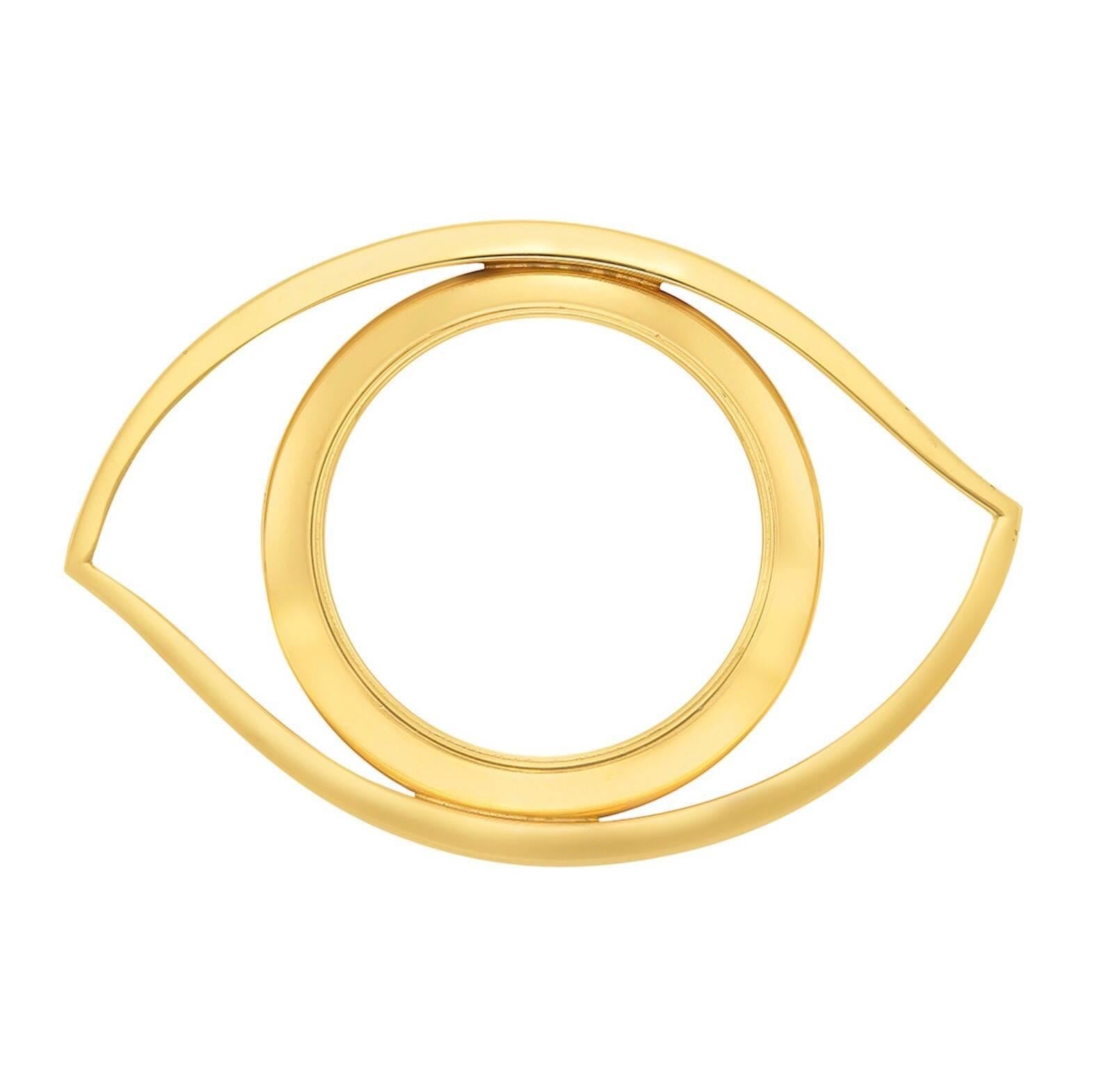 Hermès, Paris Gold-Plated 'Eye' Magnifying Glass