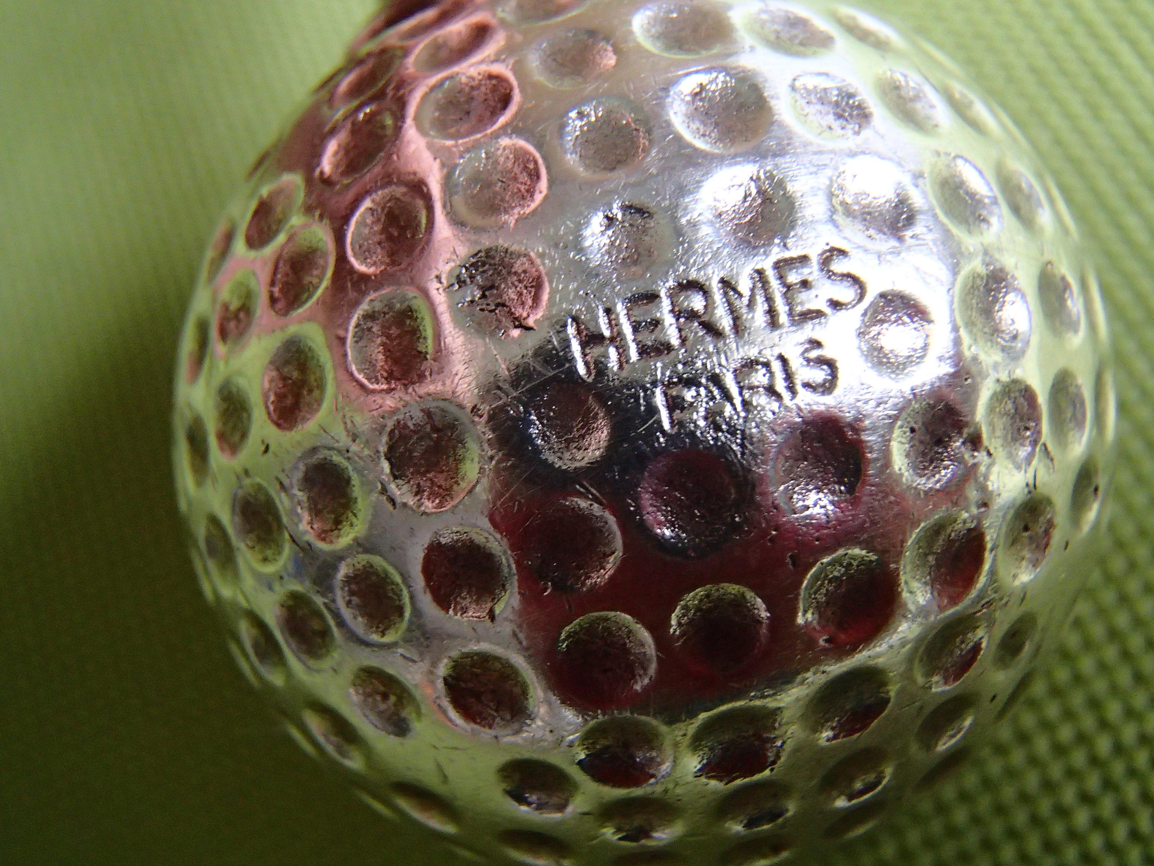 Golfballflaschenöffner von Hermes Paris (Versilberung)