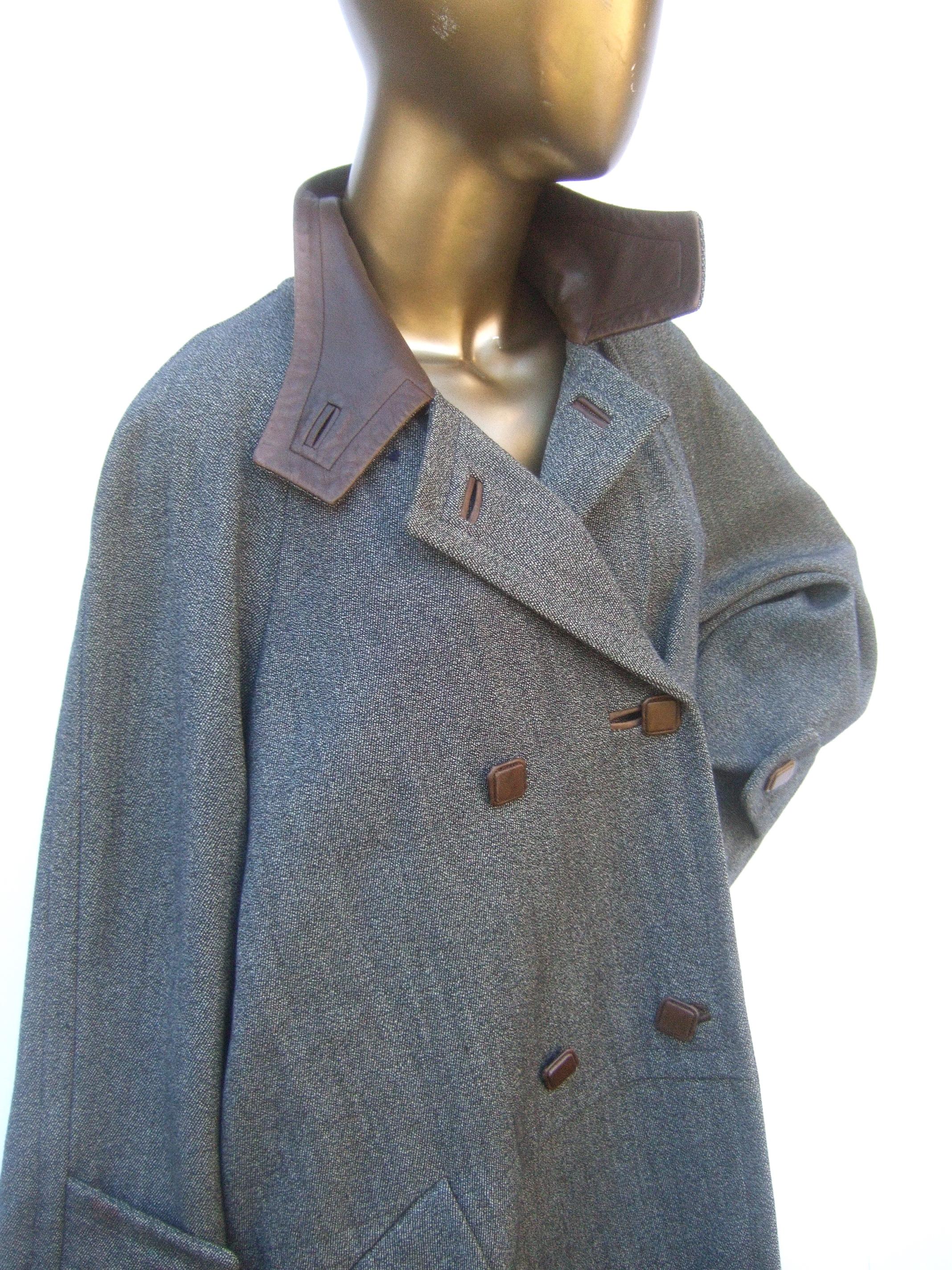 hermes wool coat