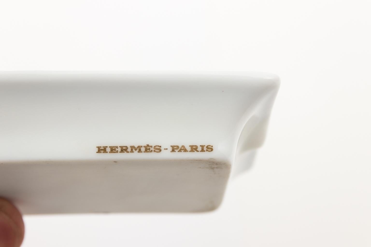 Painted Hermès-Paris Jaguar Ash Trays