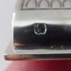 Hermes, Paris - Large Solid Sterling Silver Desk Clip - Golf