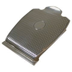 Hermes, Paris, Large Sterling Silver Desk / Letter Clip, c.1960