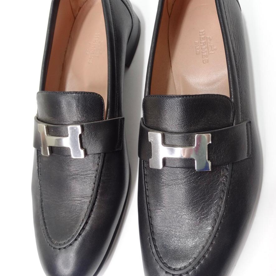 Hermes Paris Loafers In Excellent Condition For Sale In Scottsdale, AZ