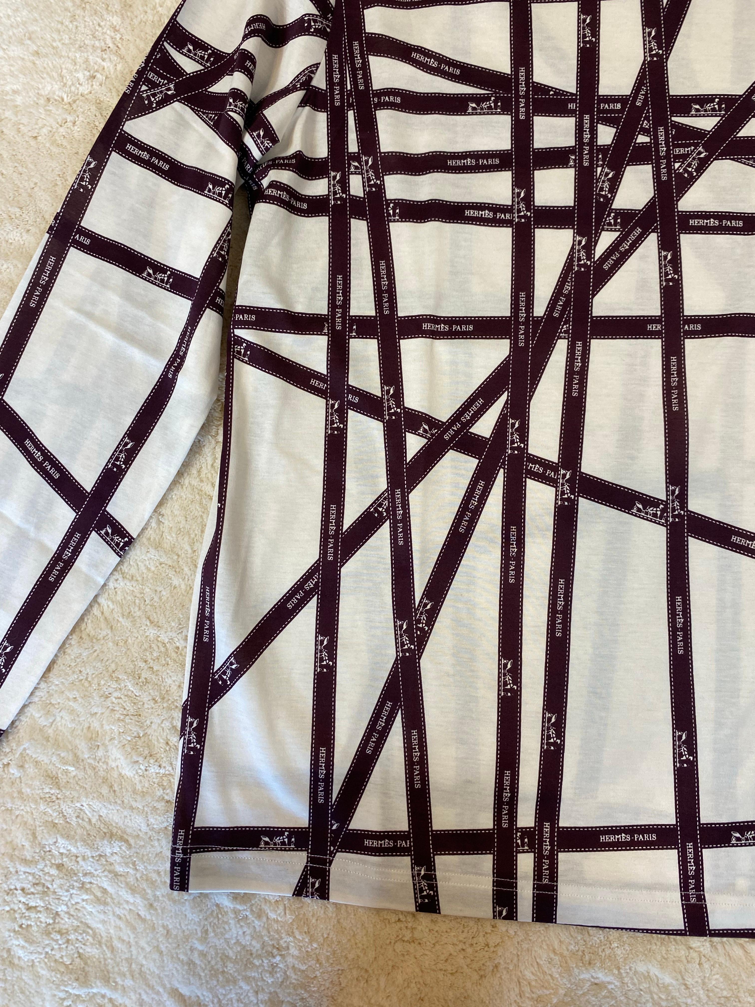 Langärmliges Hemd von Hermès Paris. im Angebot 3