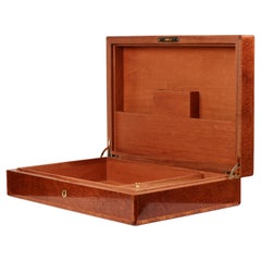 Hermès Paris Mahogany Stationery / Correspondence Box, 1988