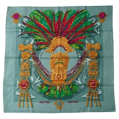 Pañuelo de seda "Mexique" de Hermès Paris por Caty Latham
