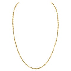 Hermes Paris Modernist 'Chain D'Ancre' Long Toggle Link Gold Modernist Necklace