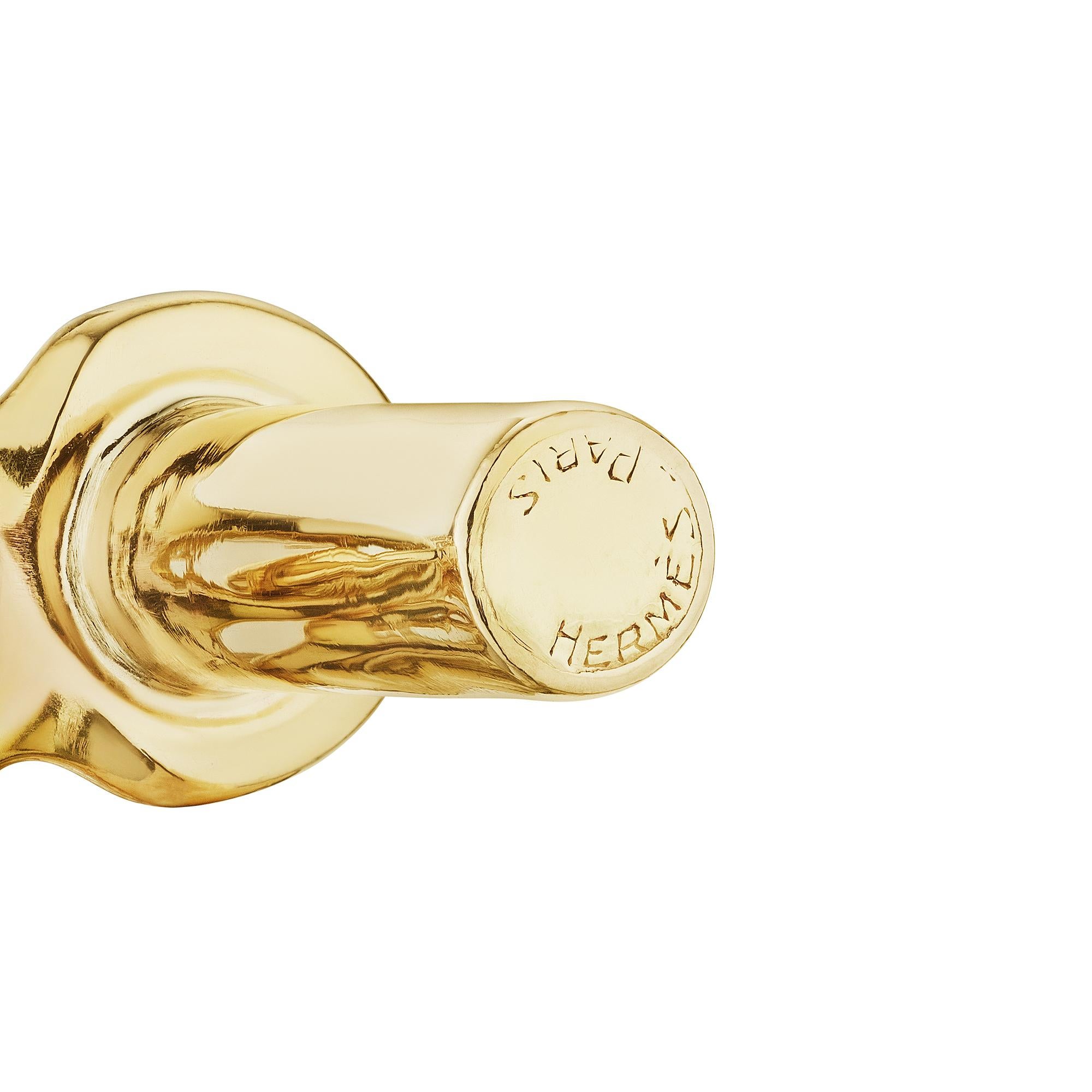 Modernistisches Pariser Gliederarmband aus Gold mit Kette d'Ancre-Knöpfen für Damen oder Herren im Angebot