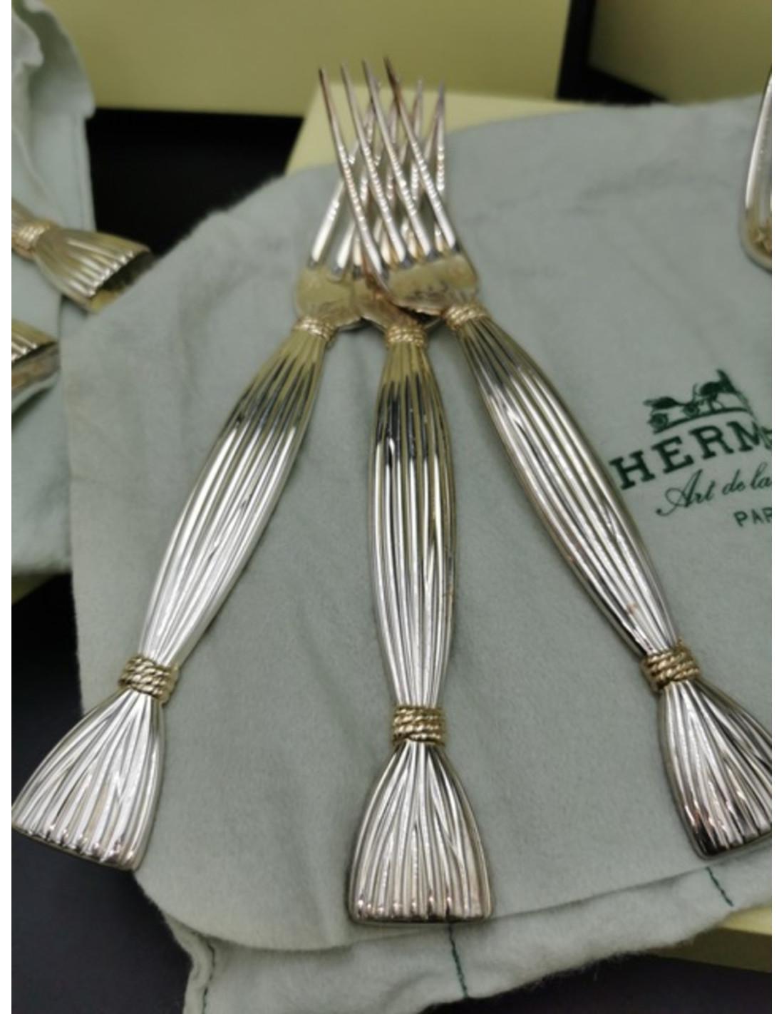 Hermès Paris : Set de couverts 