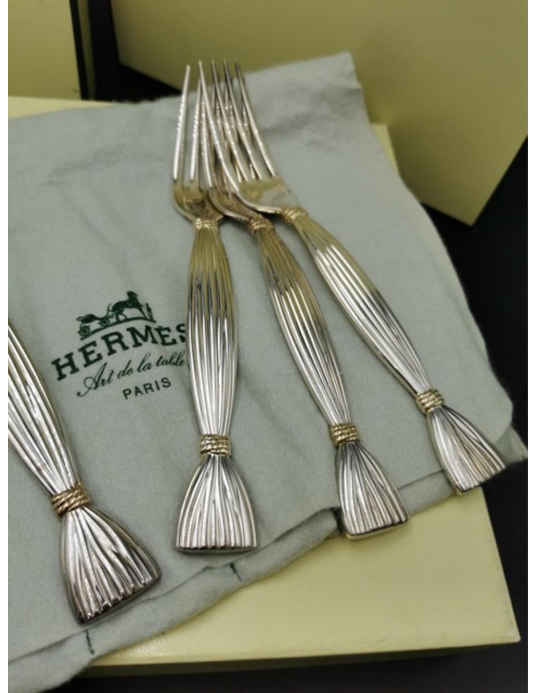 Hermès Paris : Set de couverts 