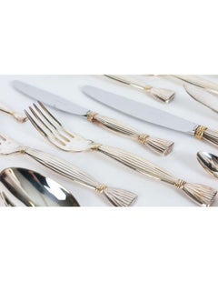 Hermès Paris: 'Moisson' 48-piece silver-plated cutlery set