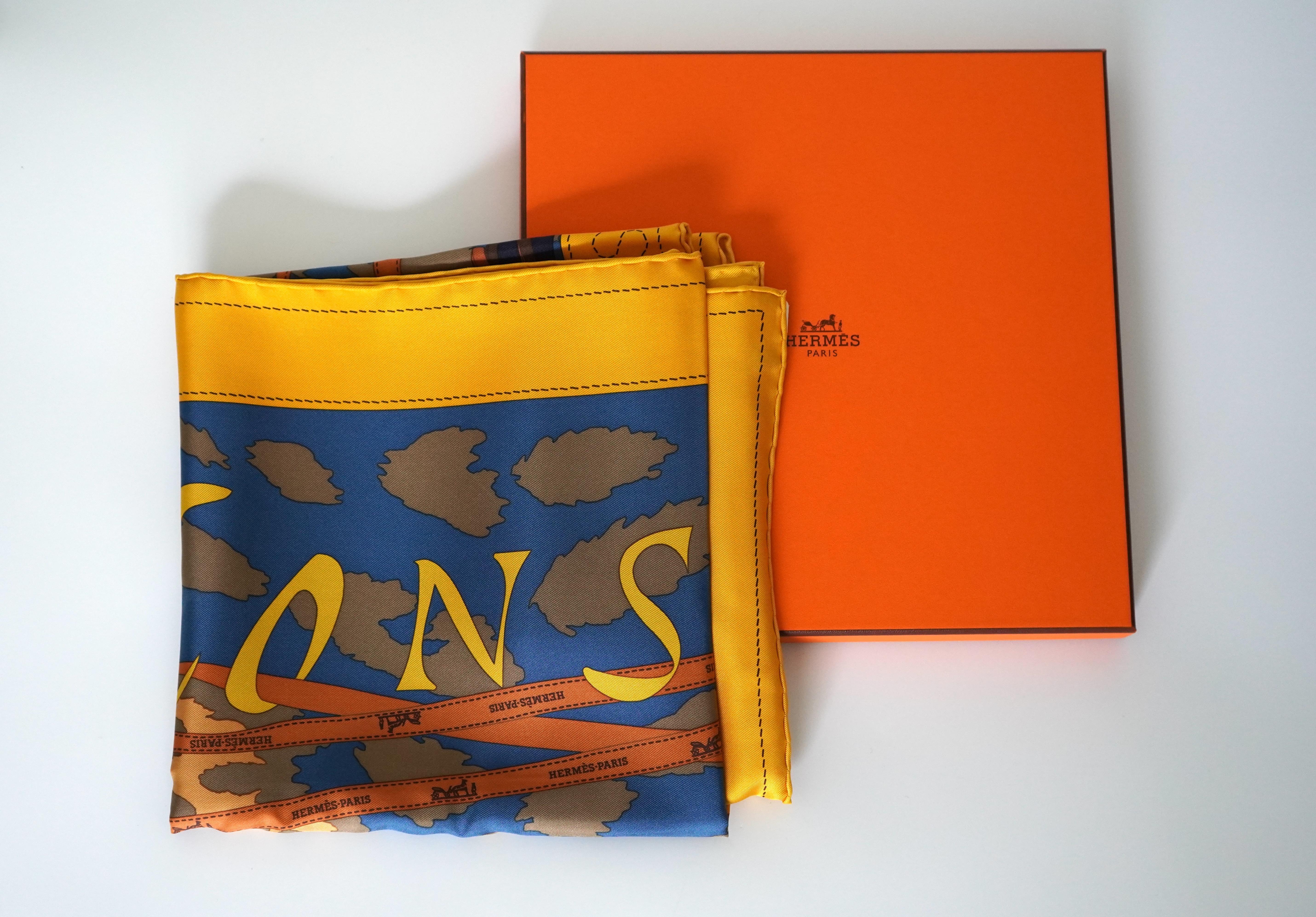 Hermes Paris carre 90 Monsieur Et Madame silk scarf
Excellent condition
Comes with the box